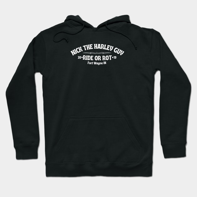 Ride or Rot the dark side Hoodie by Nick the Harley Guy